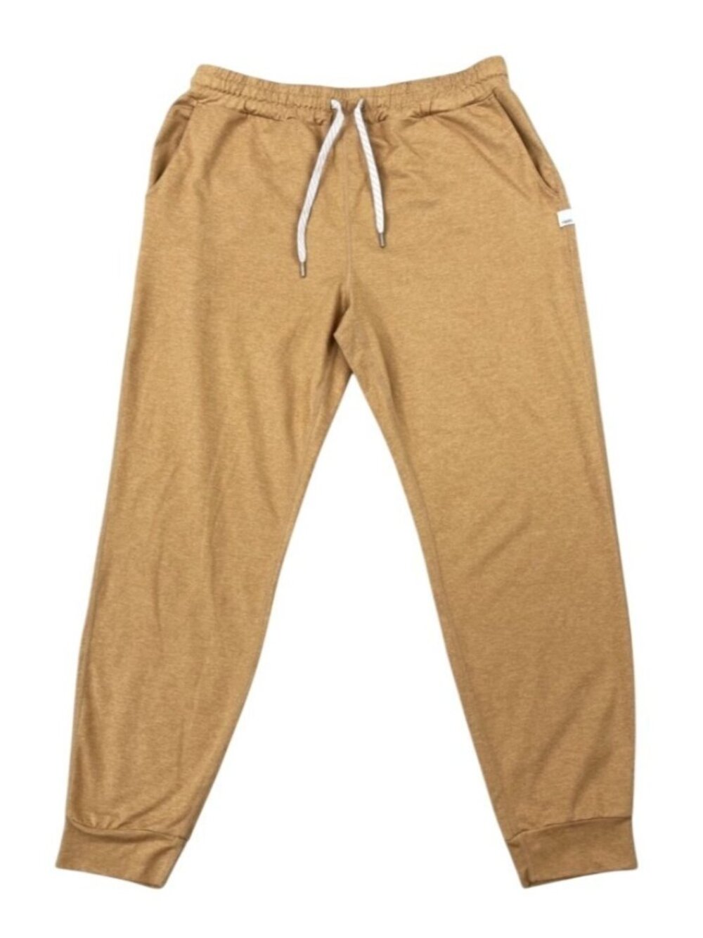 Vuori Performance Jogger Womens L Flax Heather Grey DreamKnit Pants VW303 Large